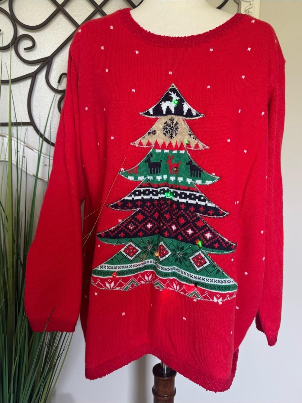 Size 4X Women’s Light Up Christmas Sweater